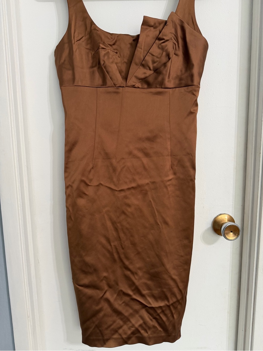 Bronze David Meister Cocktail Dress